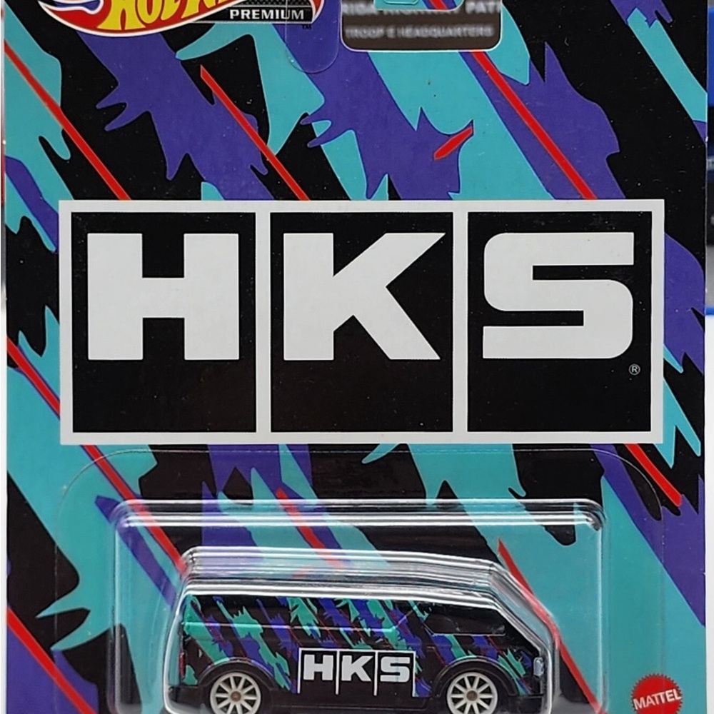 Mattel Hot Wheels HKS Van - Black, Blue, Purple